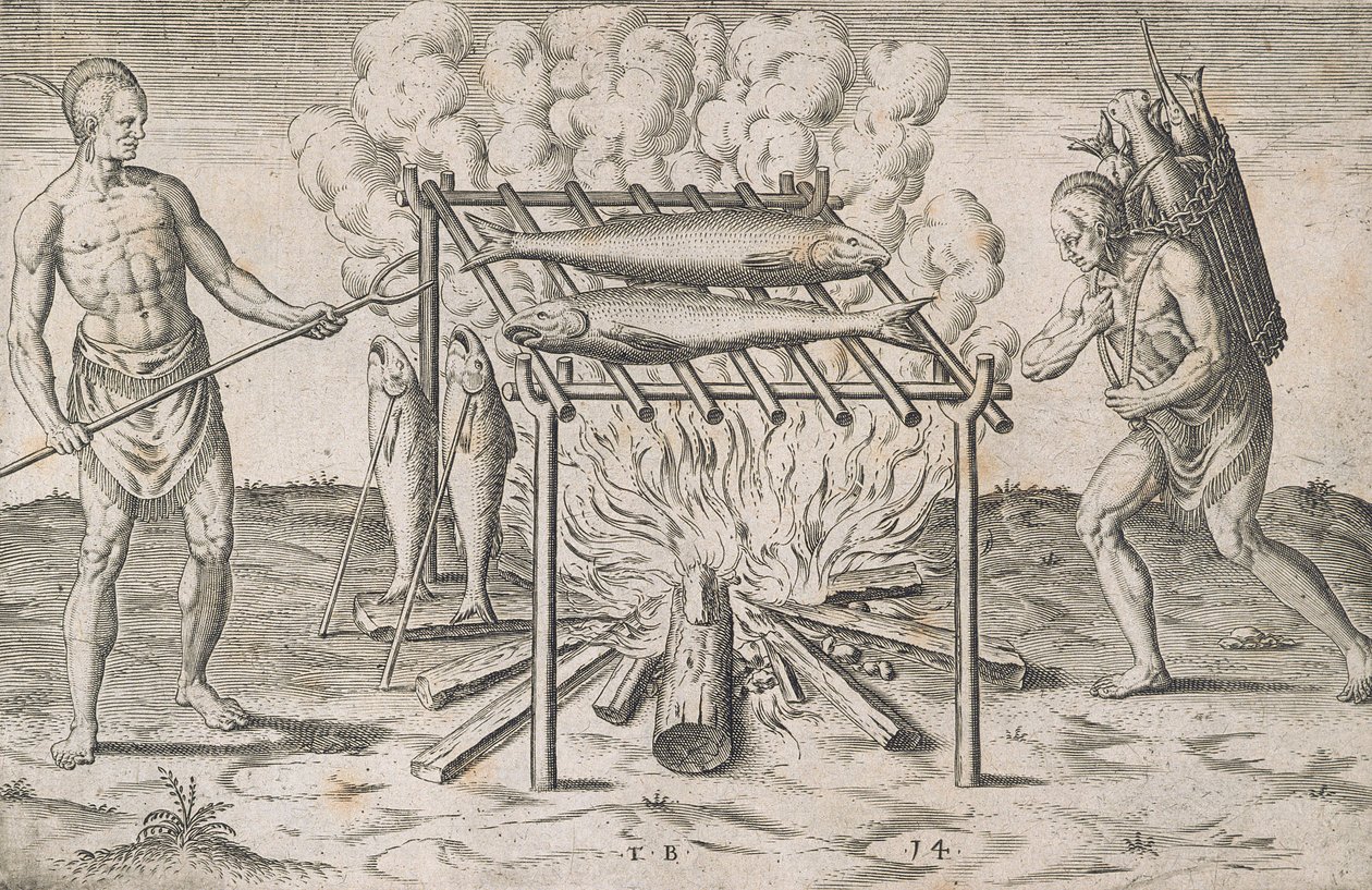 Cooking Fish, tallrik XIII, från 