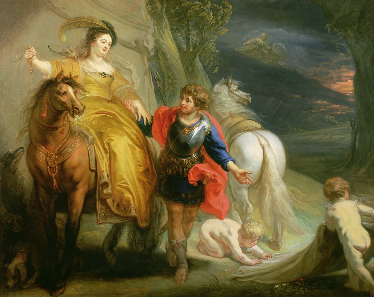 Dido och Aeneas av Theodoor van Thulden