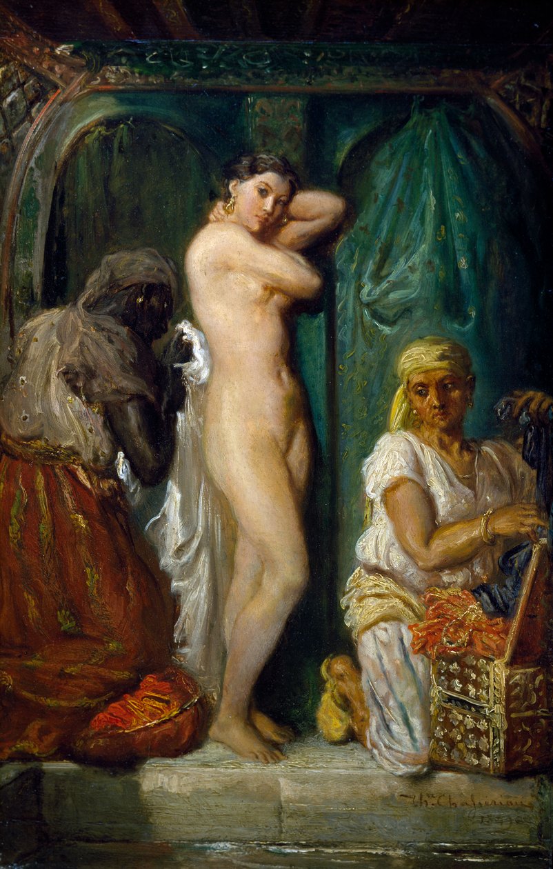 Bad i Seraglio av Théodore Chassériau