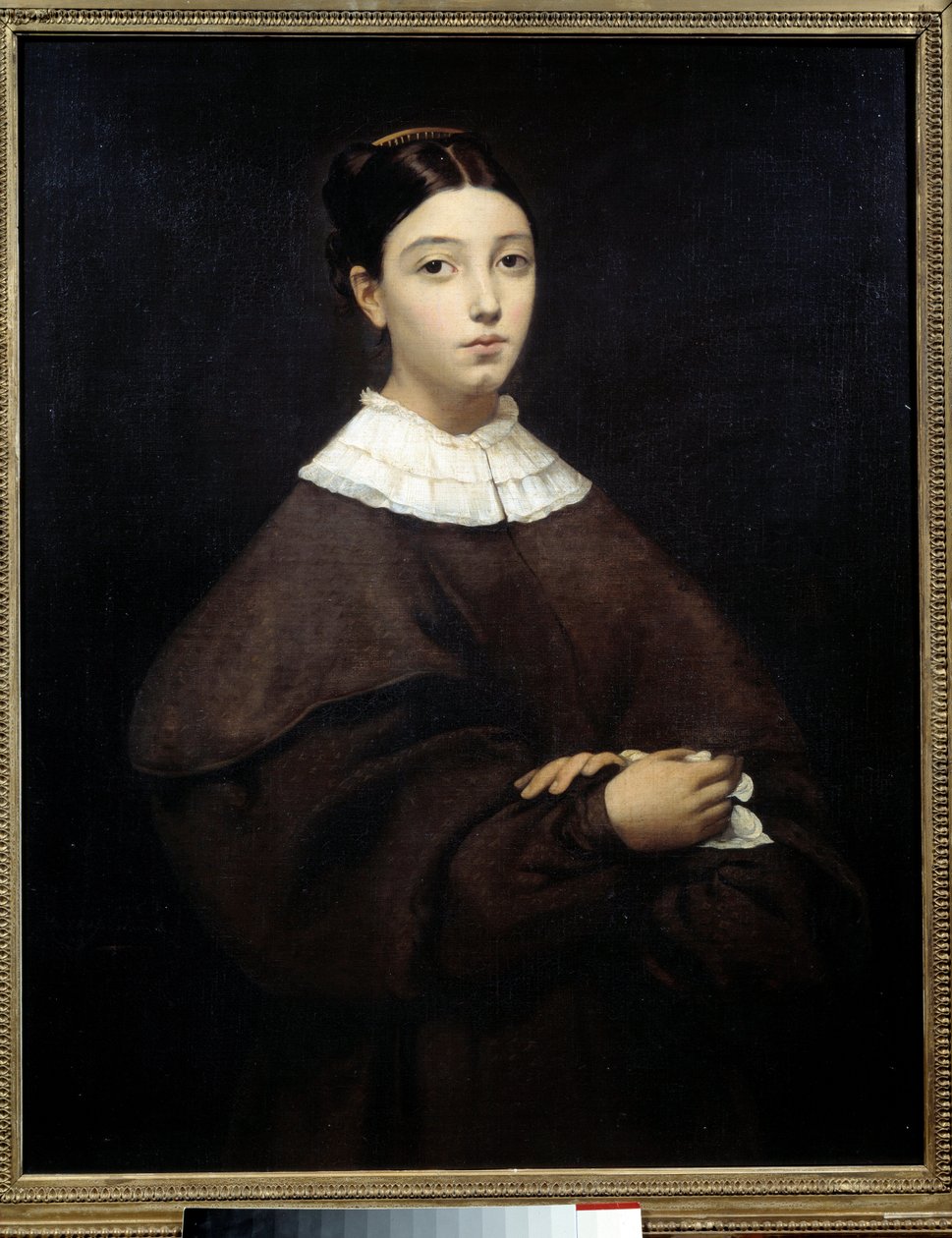 Porträtt av Aline Chasseriau av Théodore Chassériau