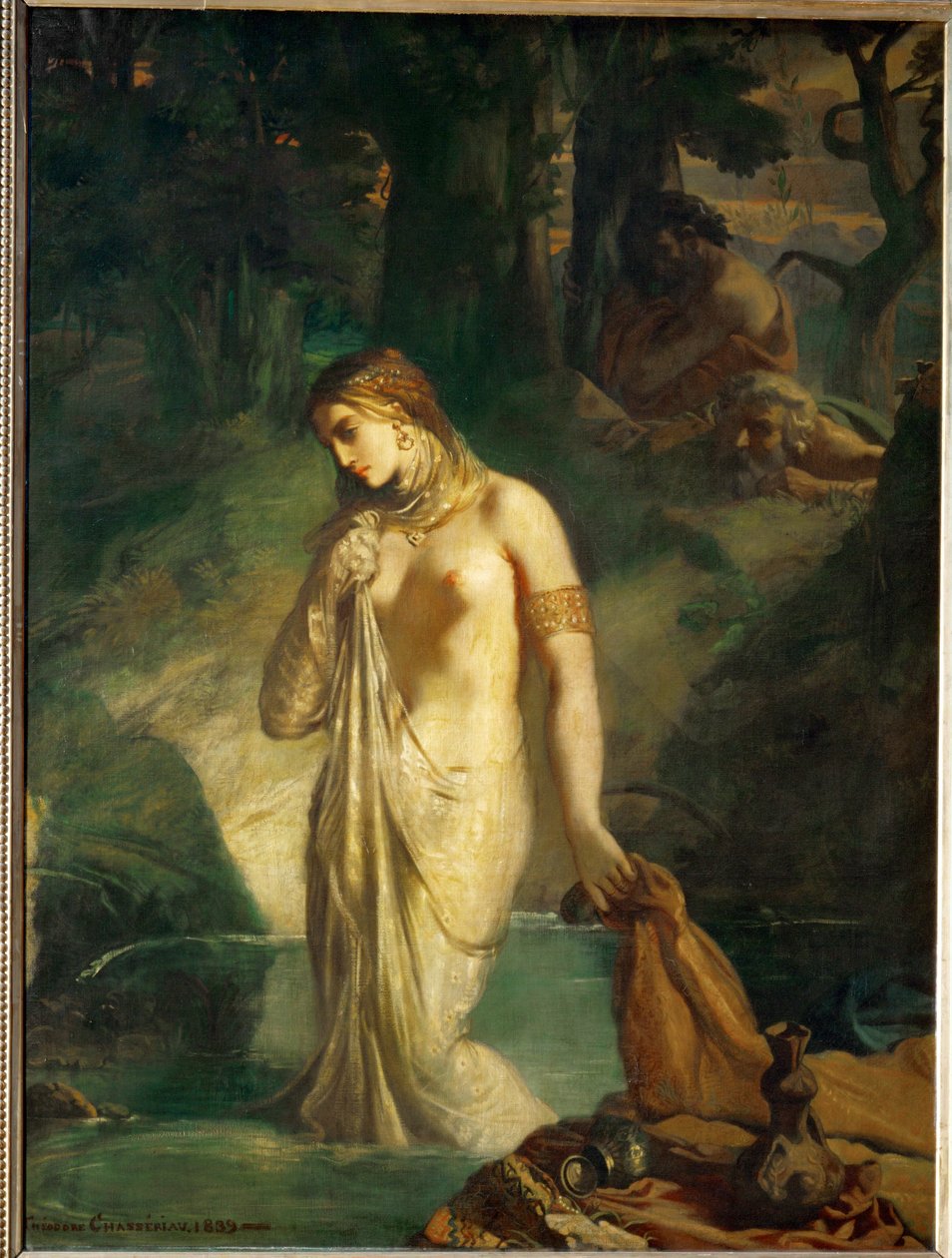 Suzanne au bain - Susanna i sitt badkar... av Théodore Chassériau