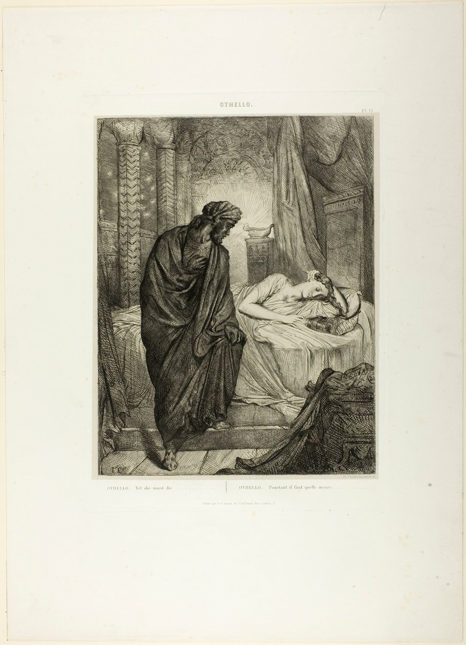 Yet She Must Die, tallrik elva från Othello av Théodore Chassériau