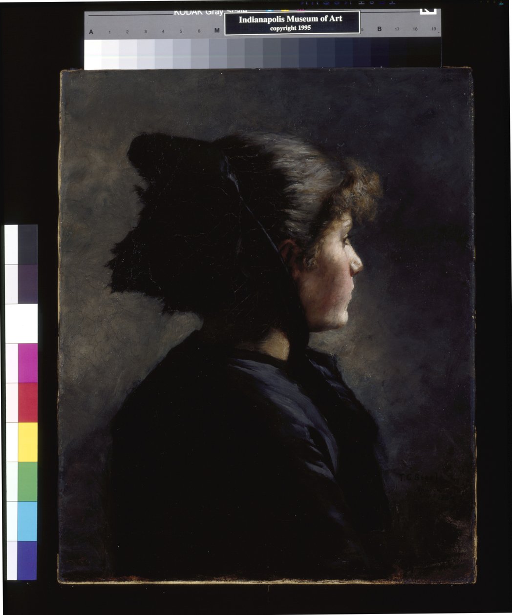 Munich Girl (olja på duk) av Theodore Clement Steele