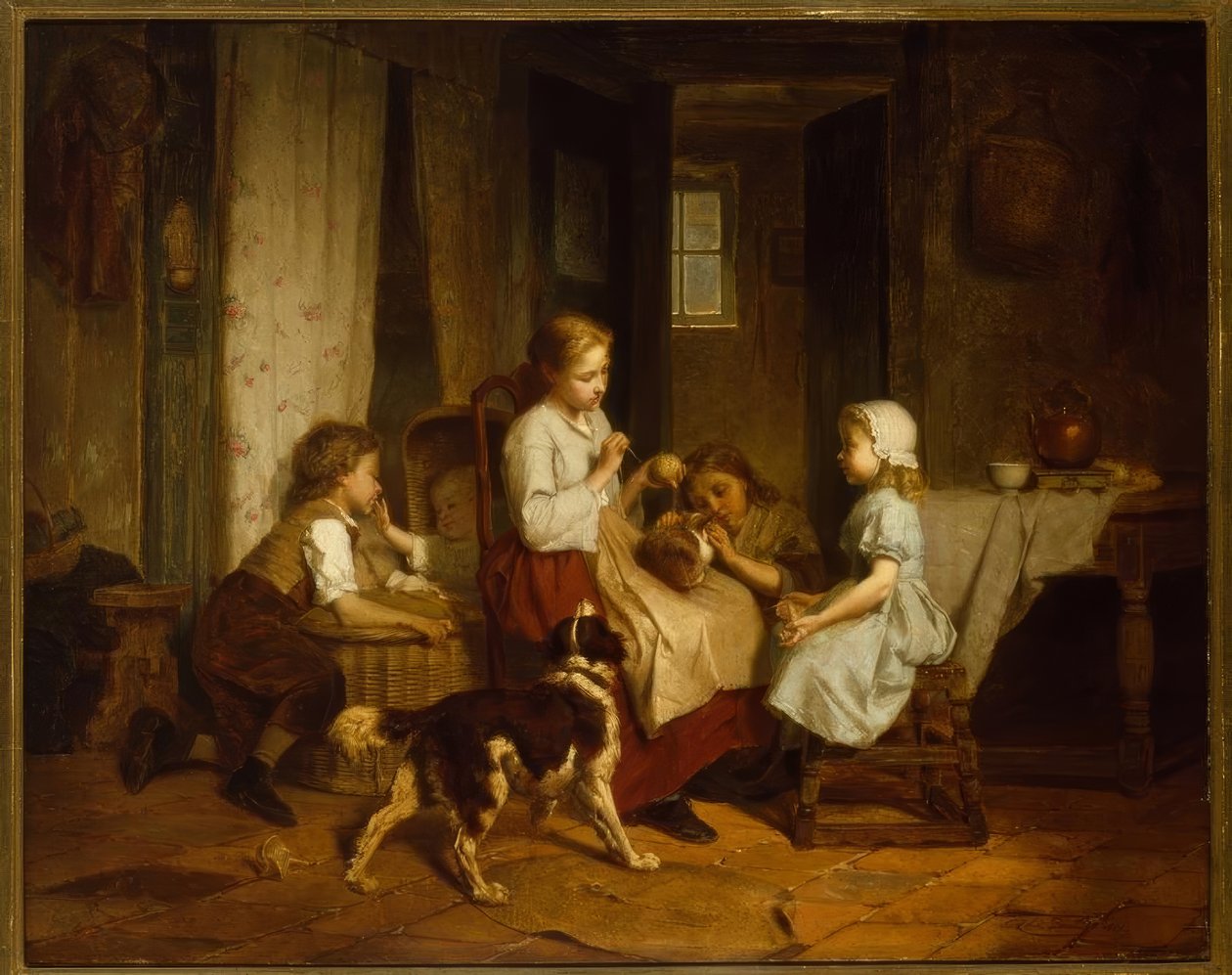 Glad familj av Theodore Gerard
