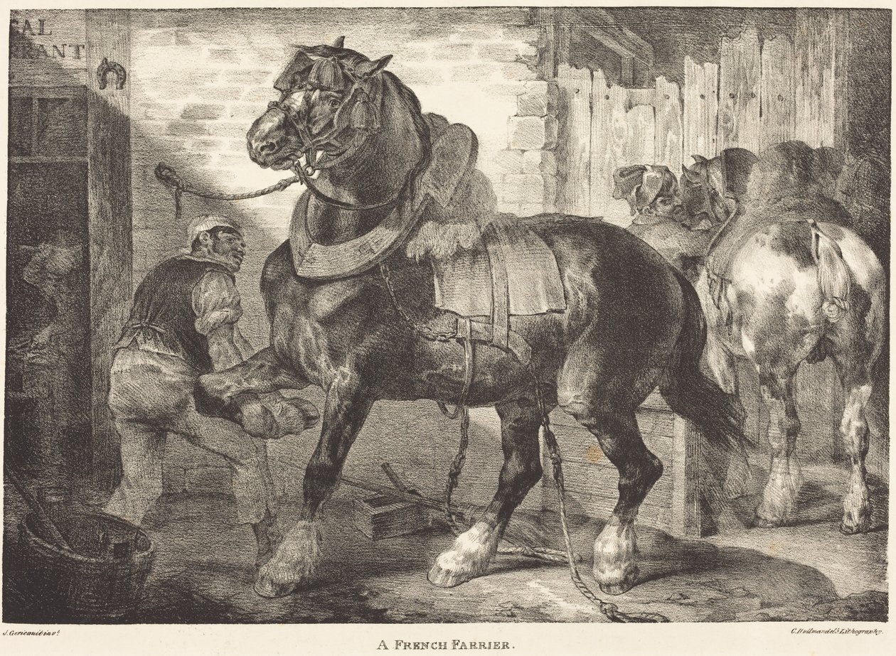En fransk hovslagare av Theodore Gericault