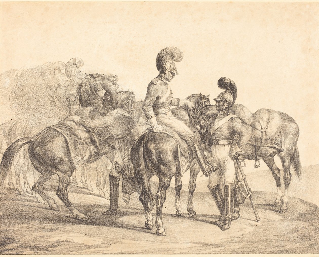 En grupp livräddare av Theodore Gericault