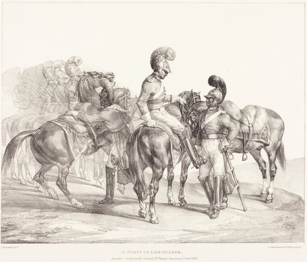 En grupp livräddare av Theodore Gericault