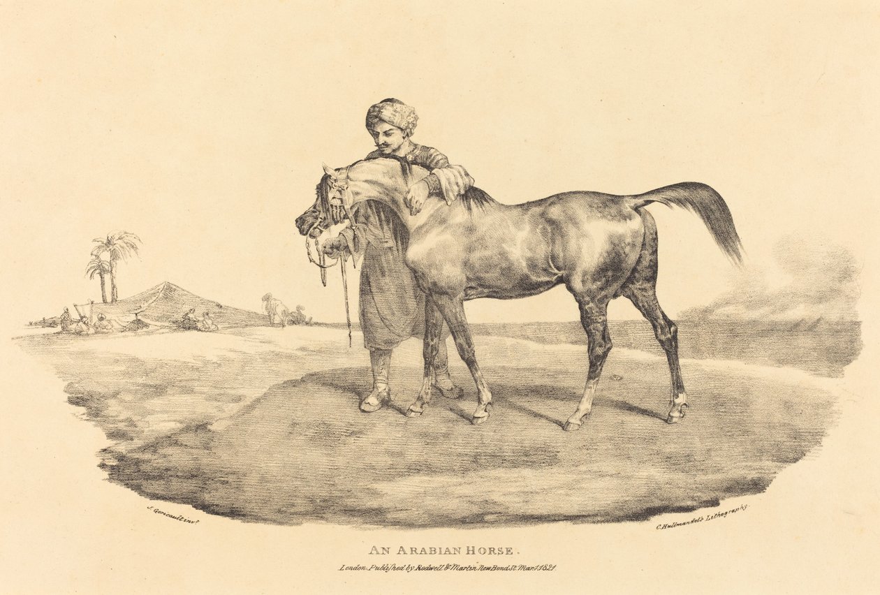 En arabisk häst av Theodore Gericault