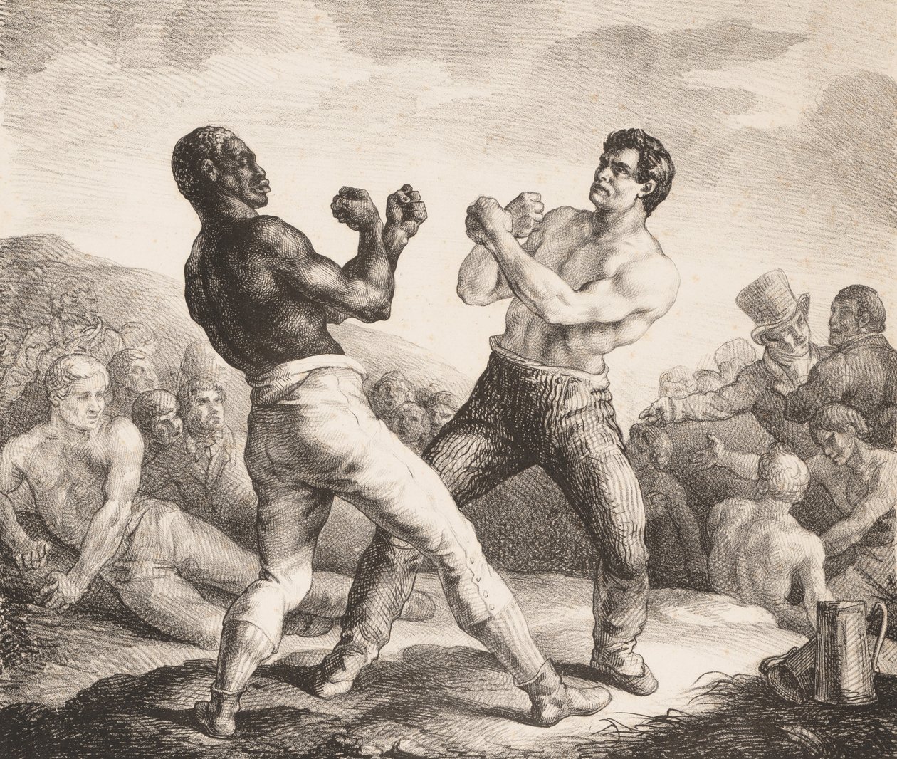 Boxare, 1818. av Theodore Gericault