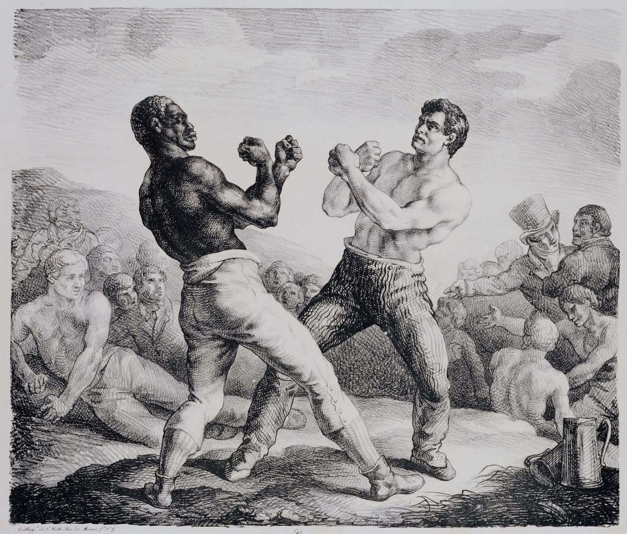 Boxare, 1818 av Theodore Gericault