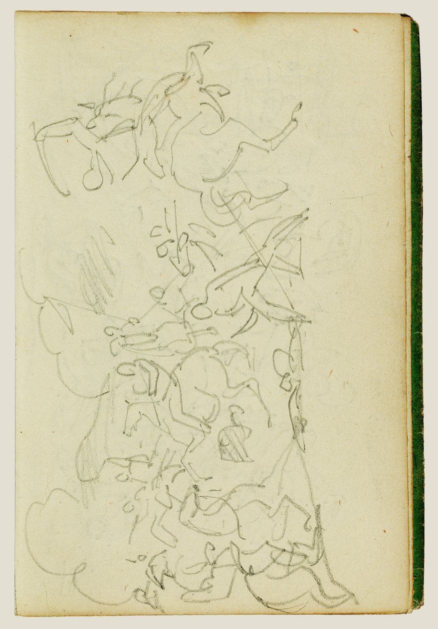 Kavalleristrid av Theodore Gericault