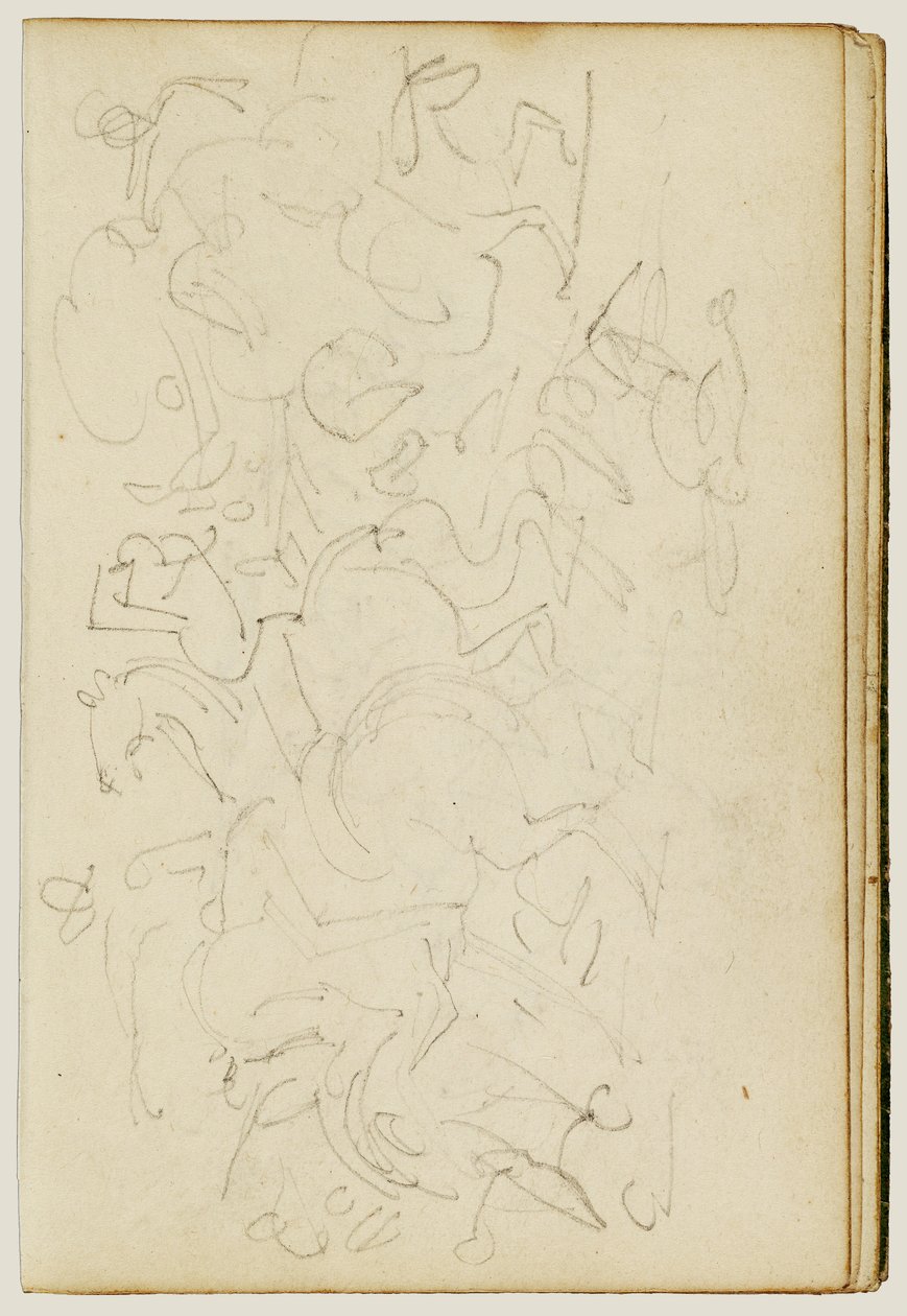 Kavalleristrid av Theodore Gericault