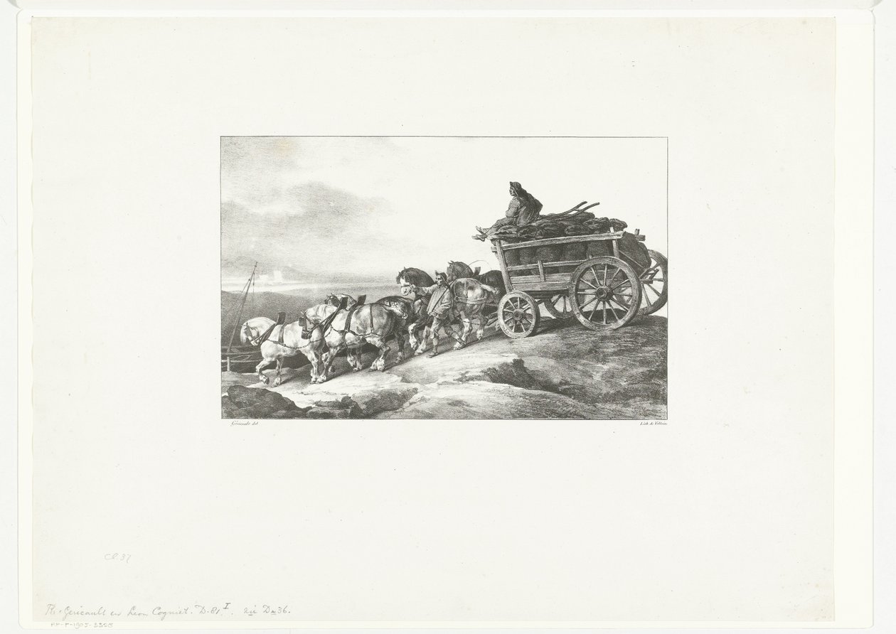 Kolvagnen av Theodore Gericault