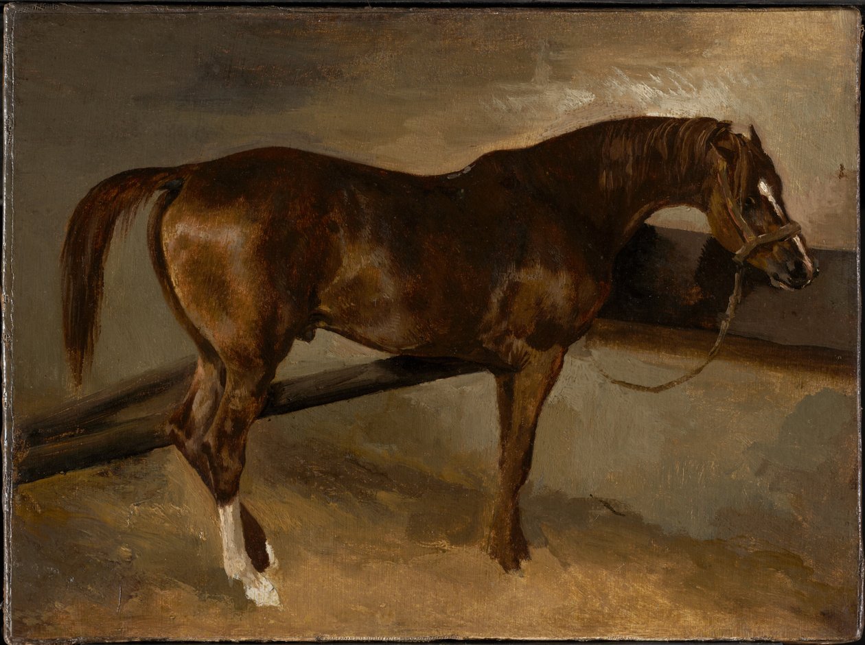 Dervisch i sitt stall av Theodore Gericault