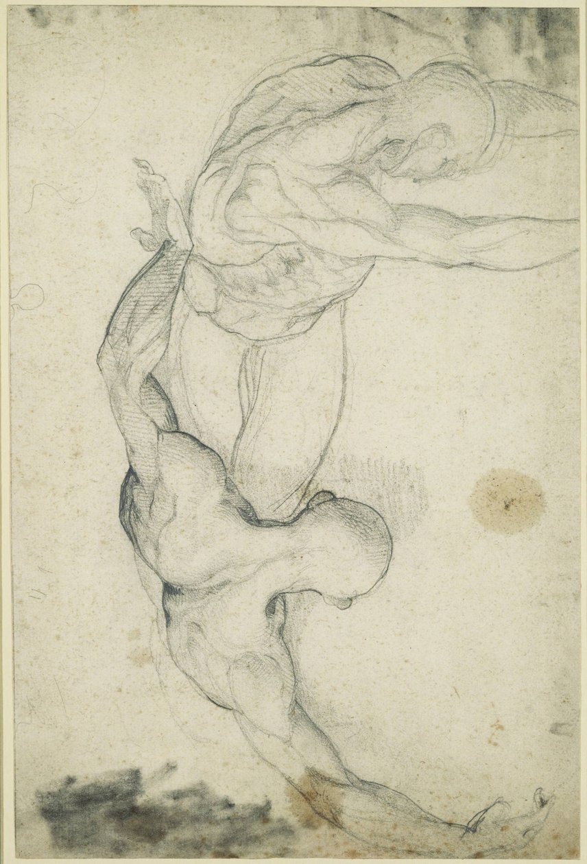 Géricault - Studie till Medusas flotte, 1818 av Theodore Gericault