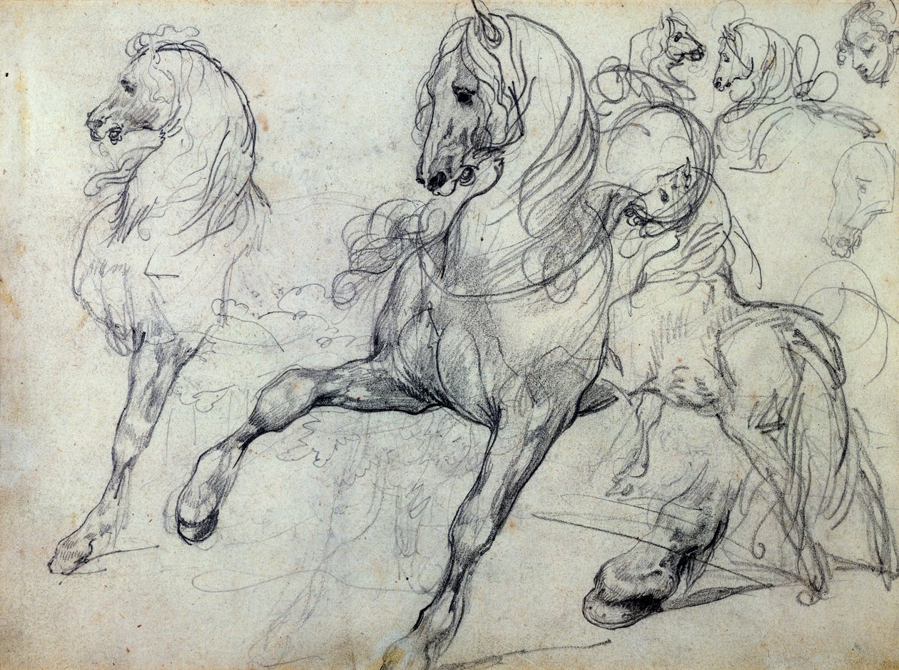 Hästar av Theodore Gericault