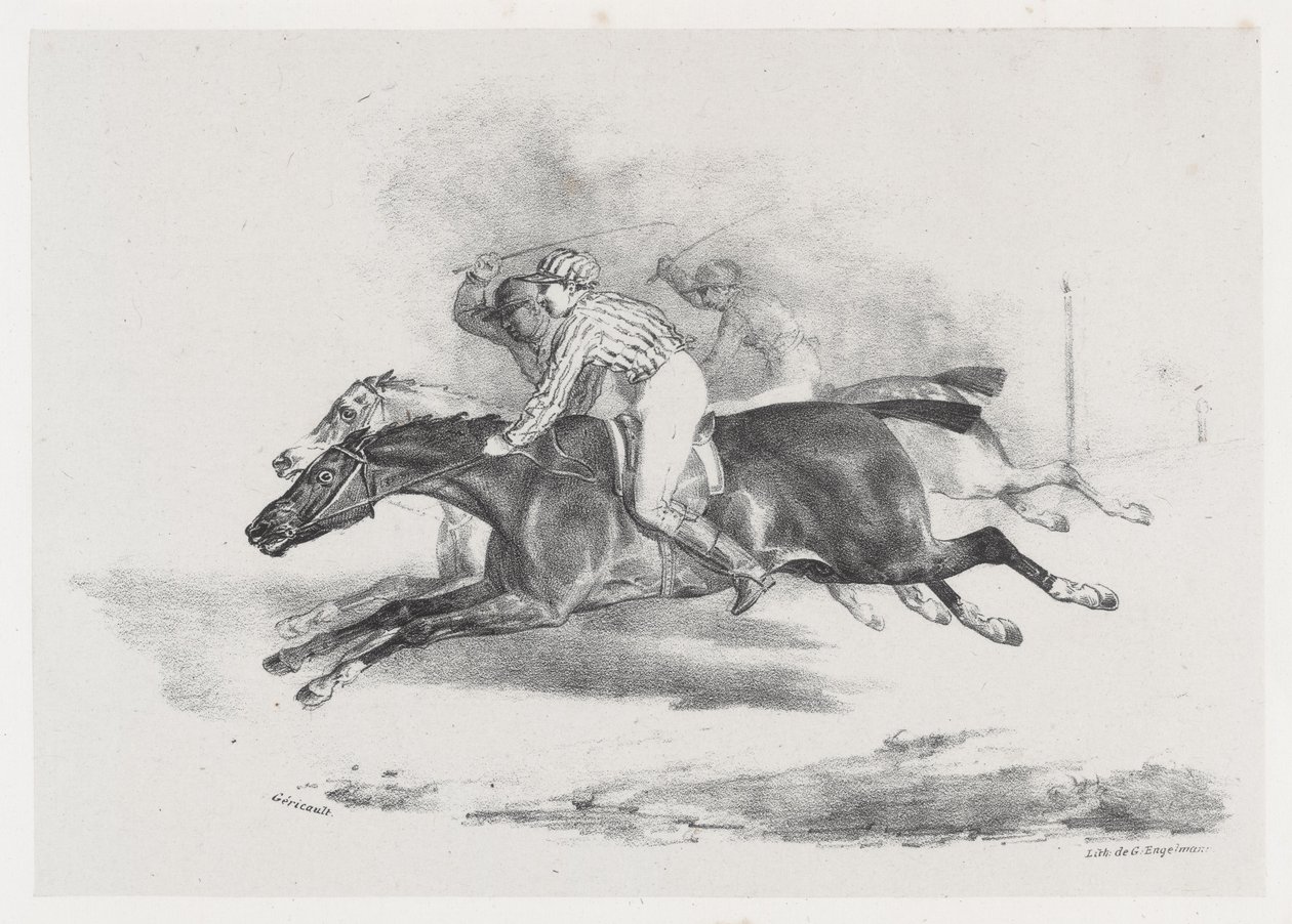 La Course (Loppet) av Theodore Gericault
