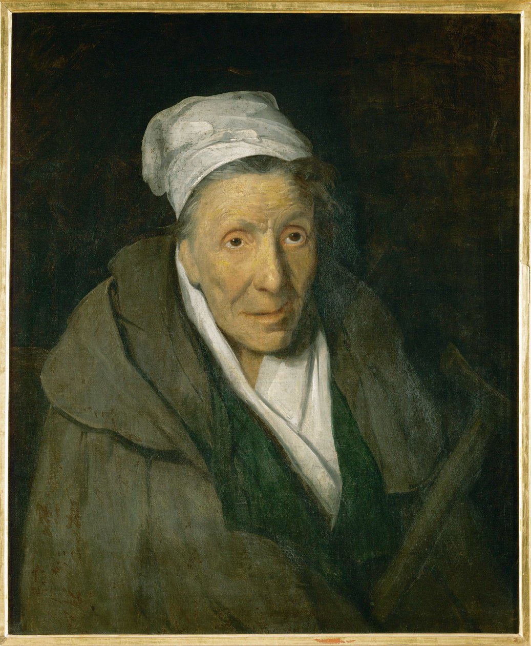 La folle monomane du jeu - Kvinna med spelmani ... av Theodore Gericault