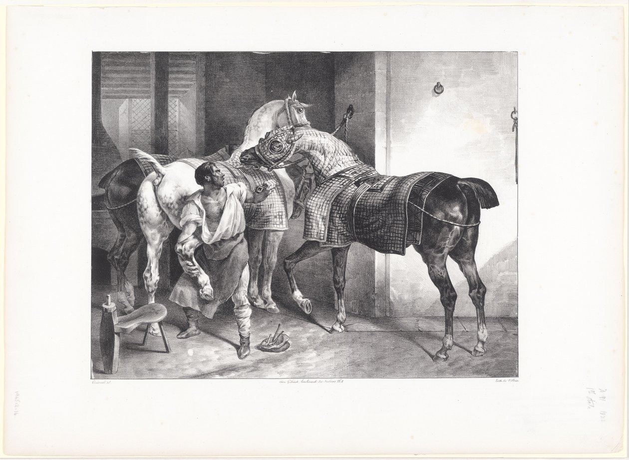 Den engelska hovslagaren (The English Farrier) av Theodore Gericault