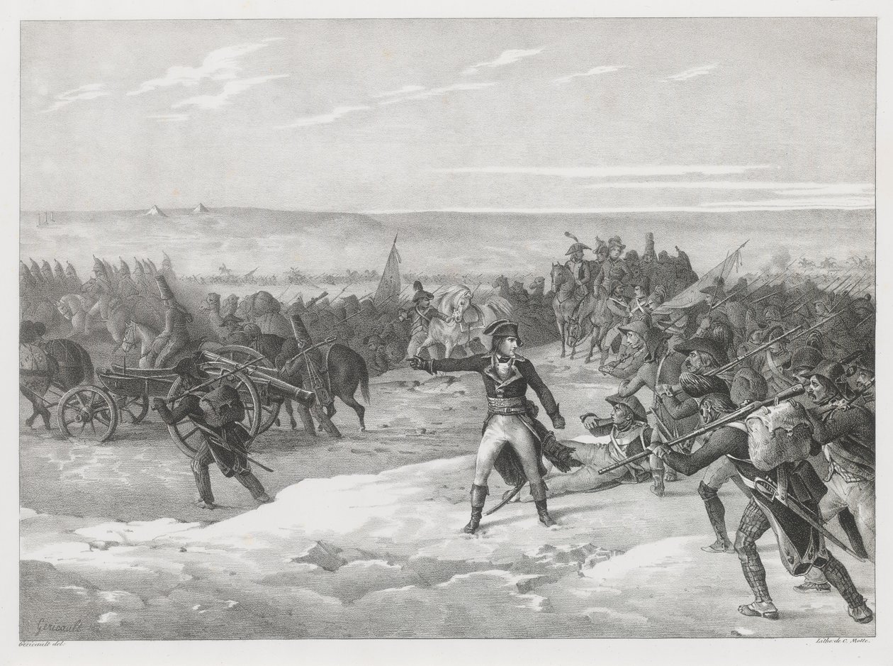 Vandring i öknen (March in the Desert) av Theodore Gericault