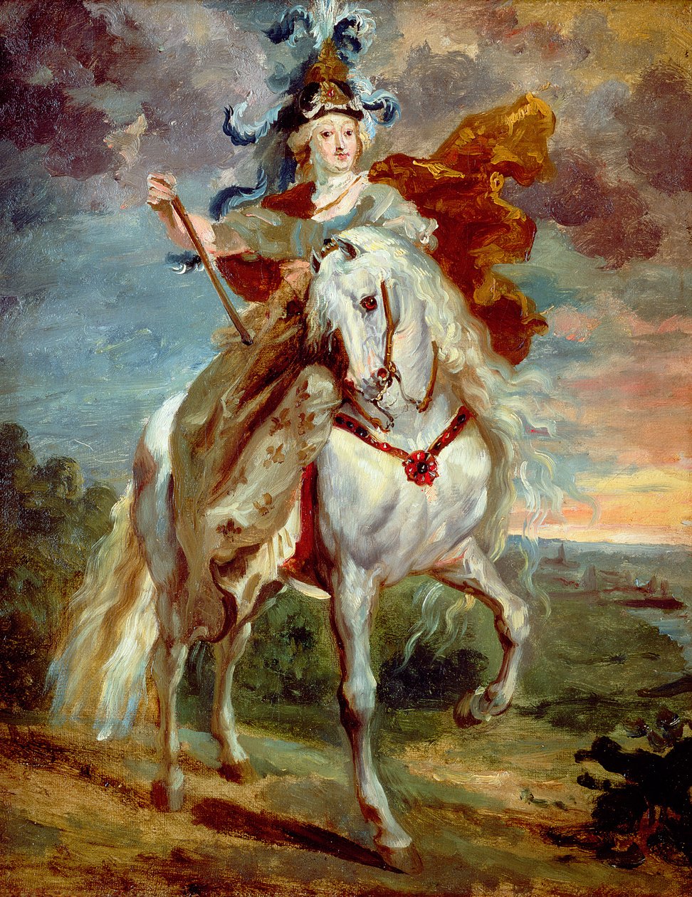 Marie de Medici vid Pont-de-Ce av Theodore Gericault
