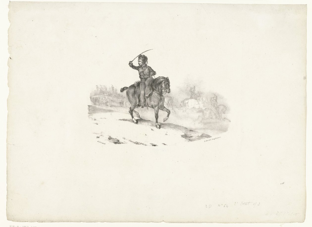 Artilleriofficer av Theodore Gericault