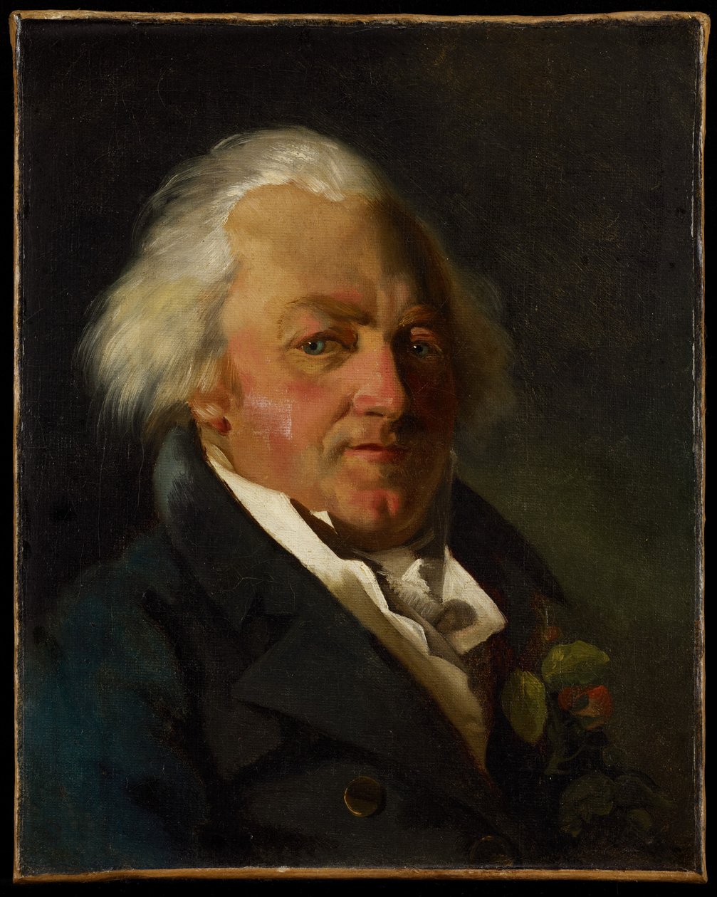 Porträtt av Simeon Bonnesoeur-Bourginiere, ca 1812-15 av Theodore Gericault