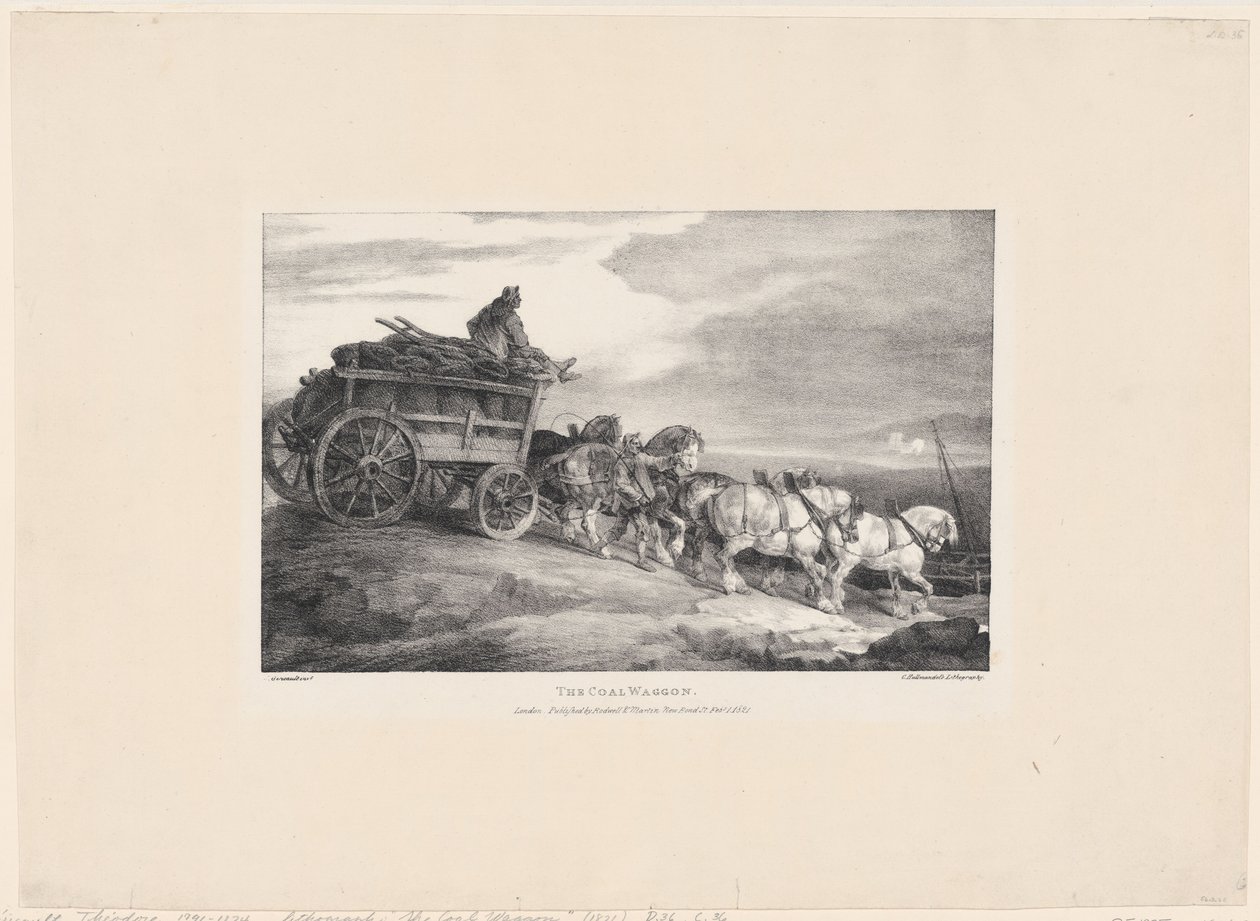 Kolvagnen av Theodore Gericault