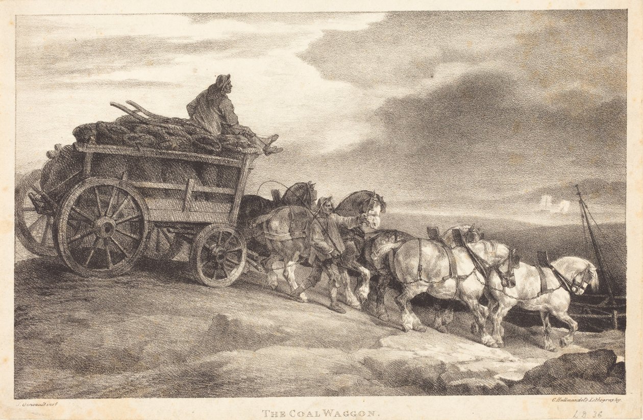 Kolvagnen av Theodore Gericault