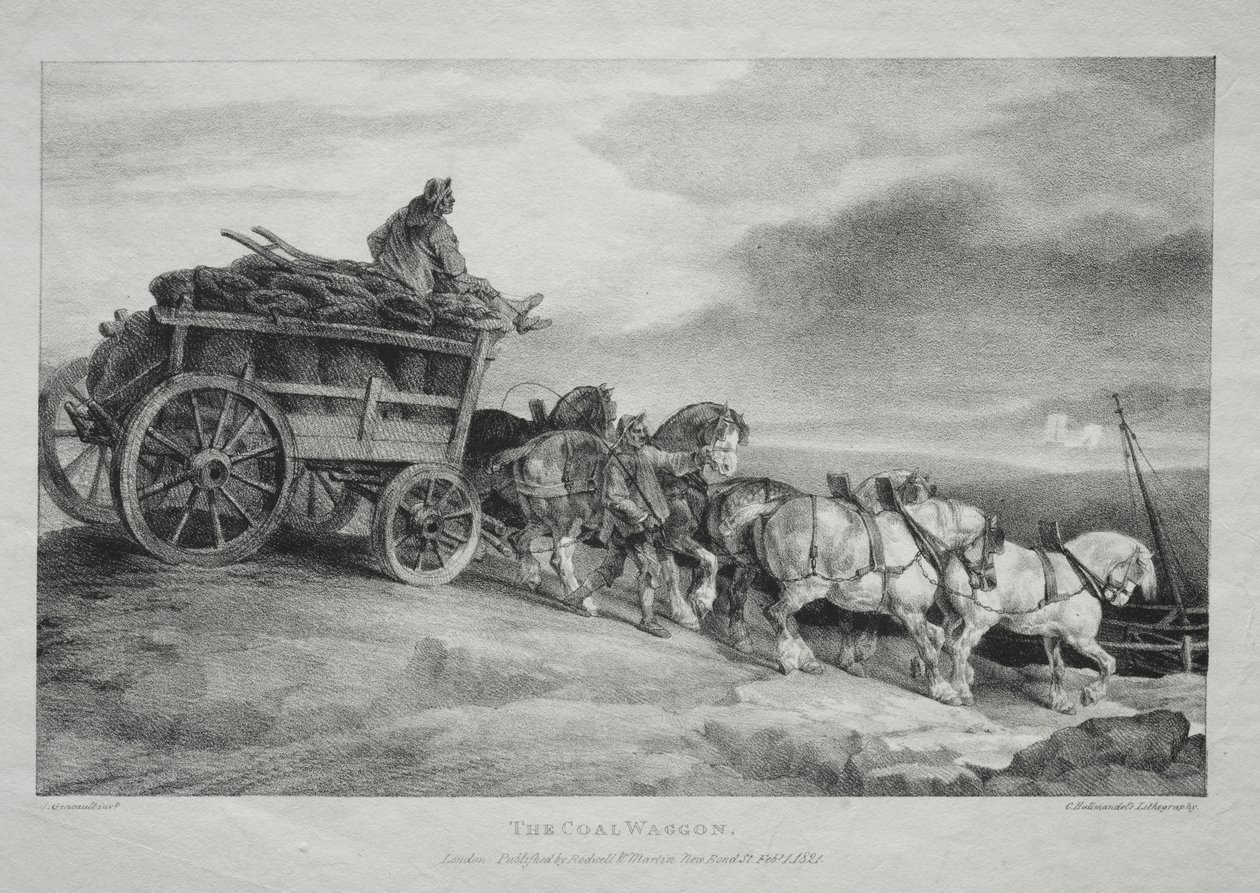 Kolvagnen av Theodore Gericault
