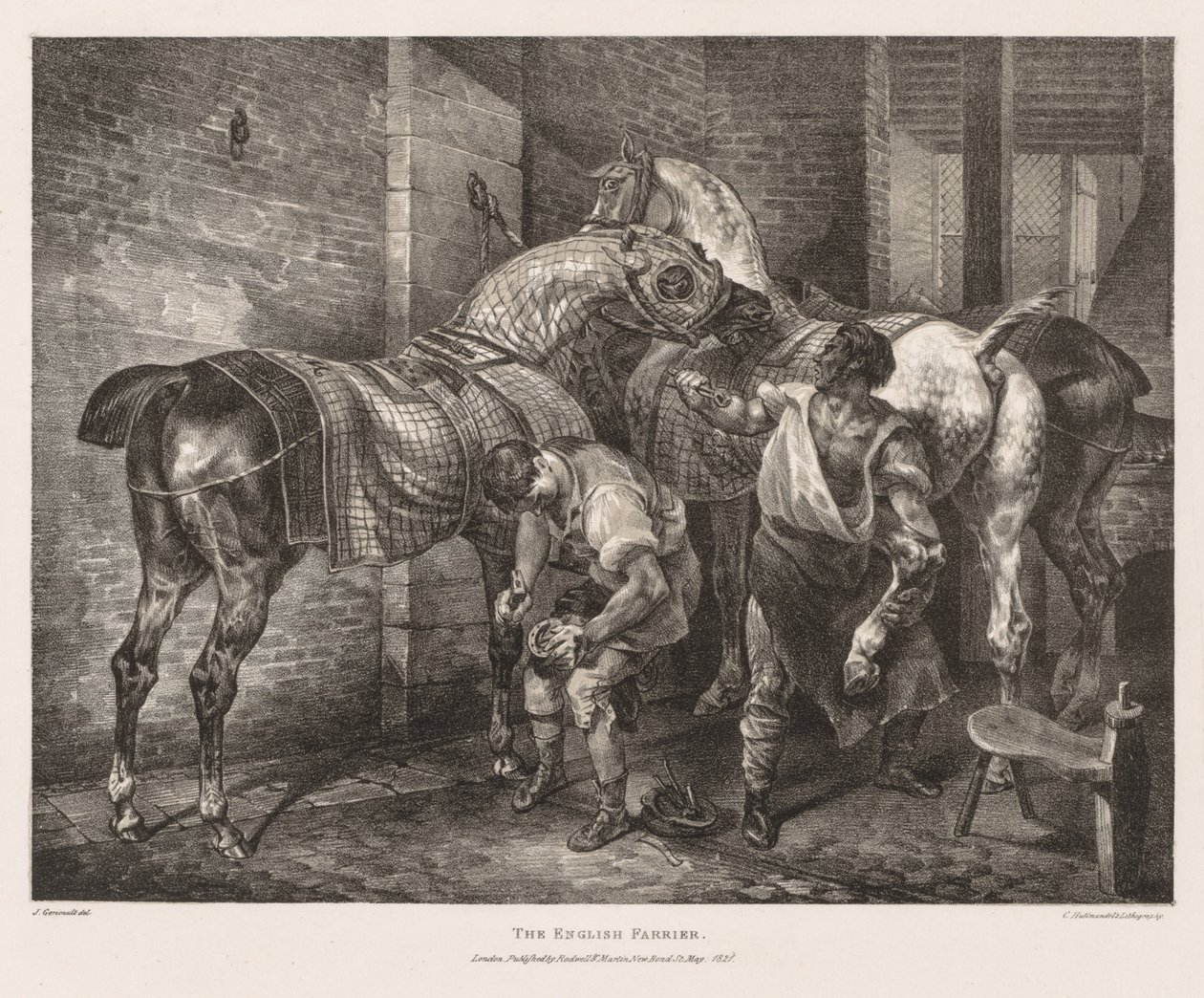 Den engelska hovslagaren av Theodore Gericault