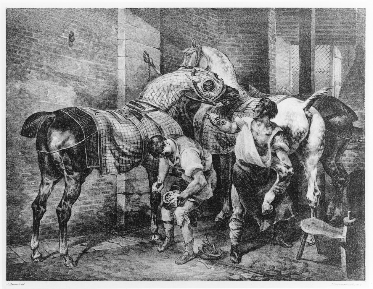 Den engelska hovslagaren av Theodore Gericault