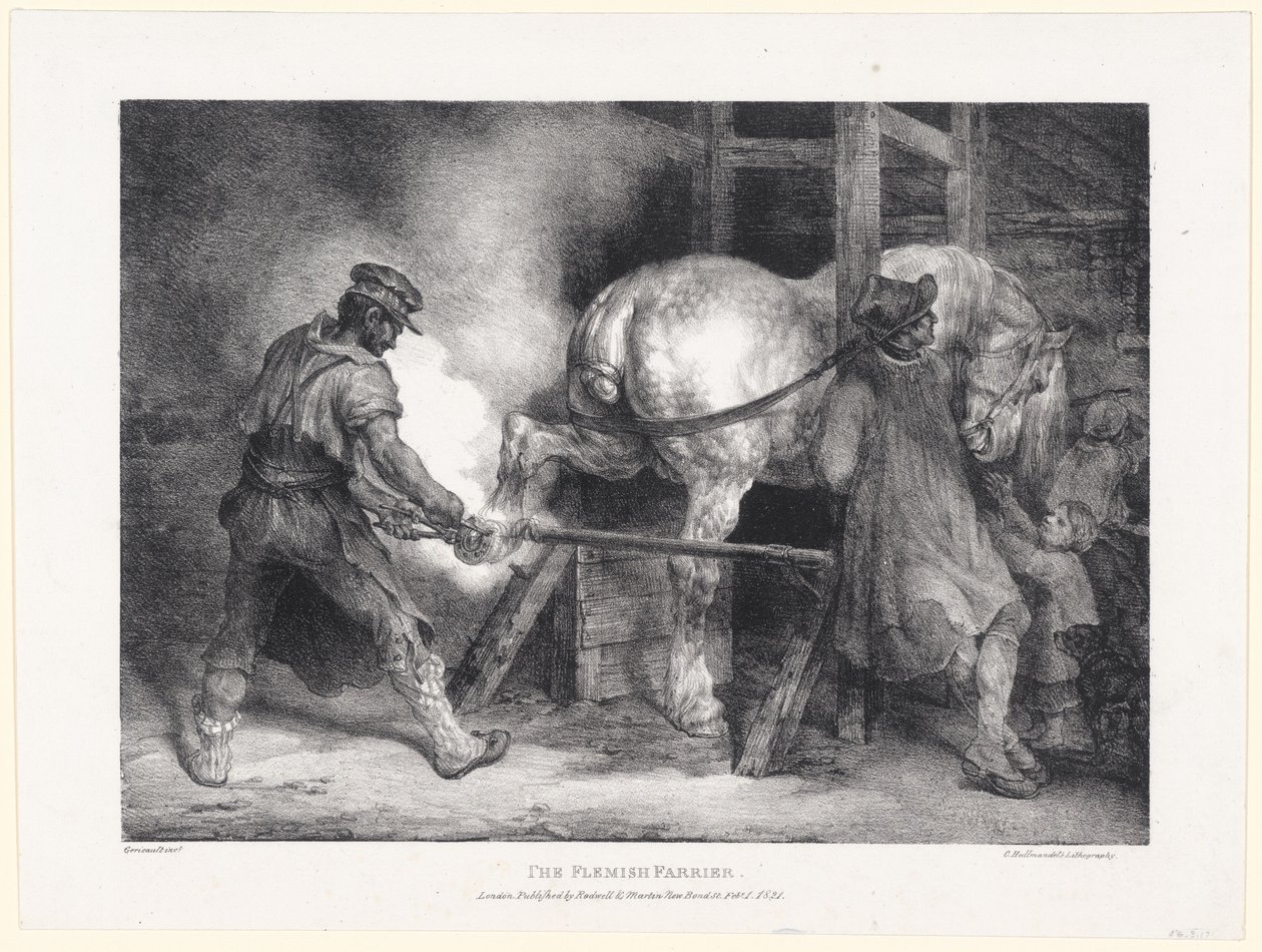Den flamländska hovslagaren av Theodore Gericault