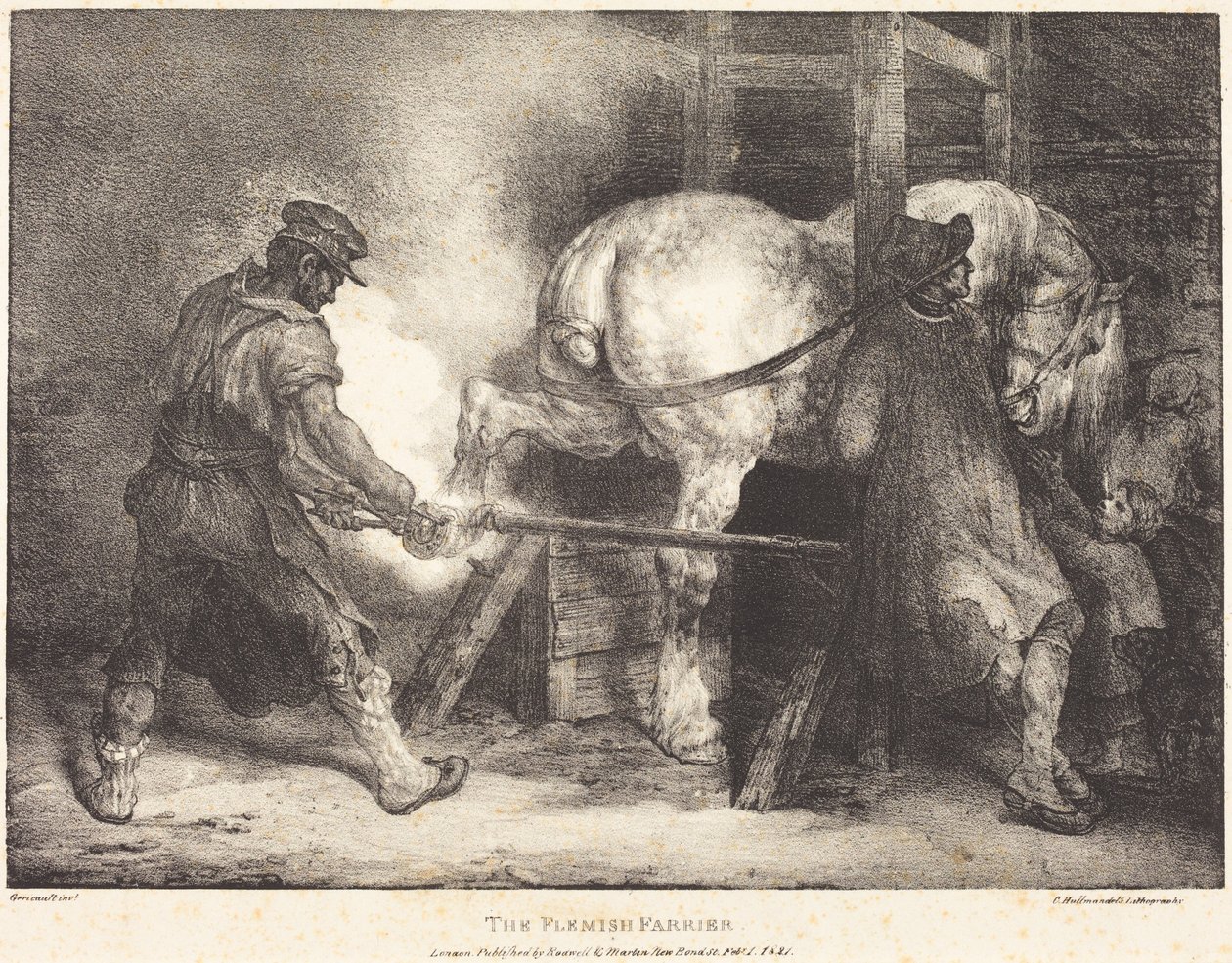 Den flamländska hovslagaren av Theodore Gericault