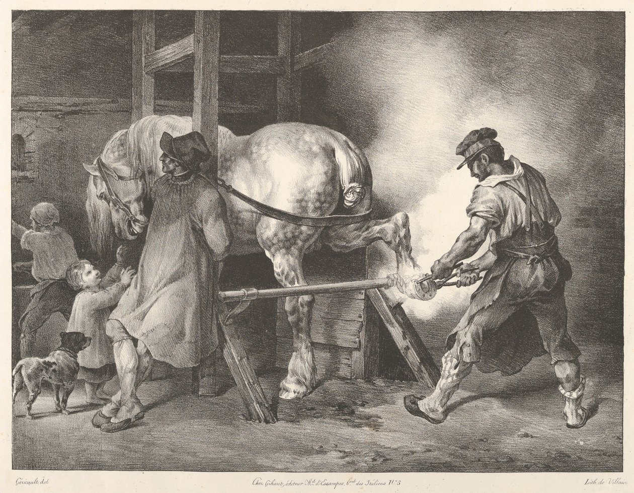 Den flamländska hovslagaren av Theodore Gericault
