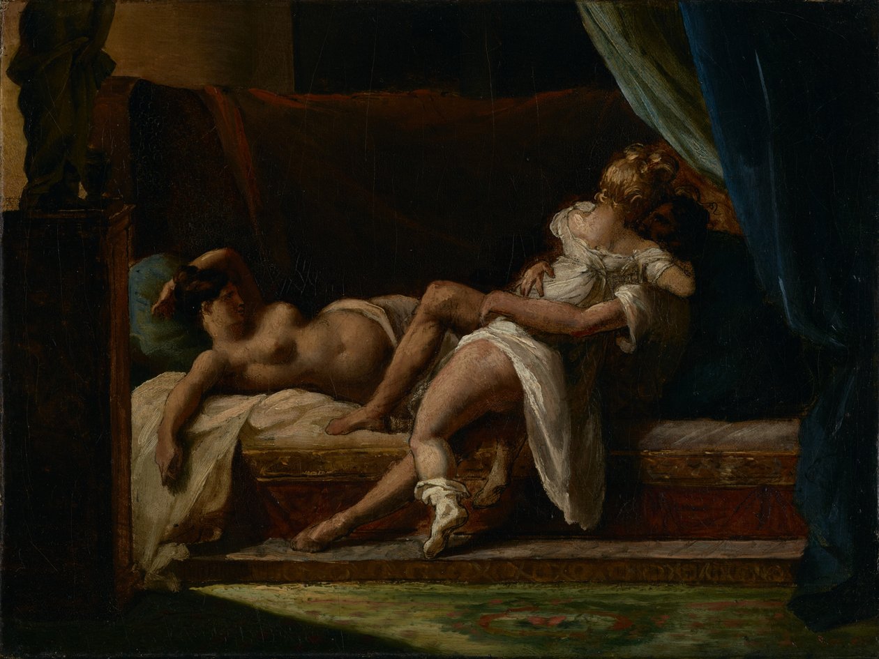 Tre älskande av Theodore Gericault