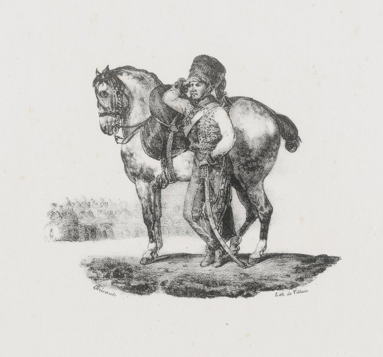 Hussartrompetare (Hussar Trumpeter) av Theodore Gericault