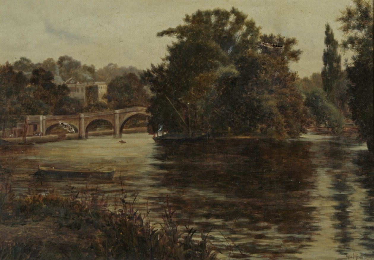 Richmond från nedanför bron av Theodore Hines