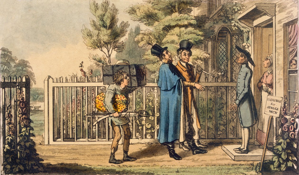 Illustration från "en skådespelares liv", pub. 1825. av Theodore Lane