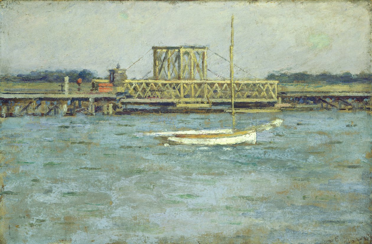 Vindbro - Long Branch R. R. av Theodore Robinson