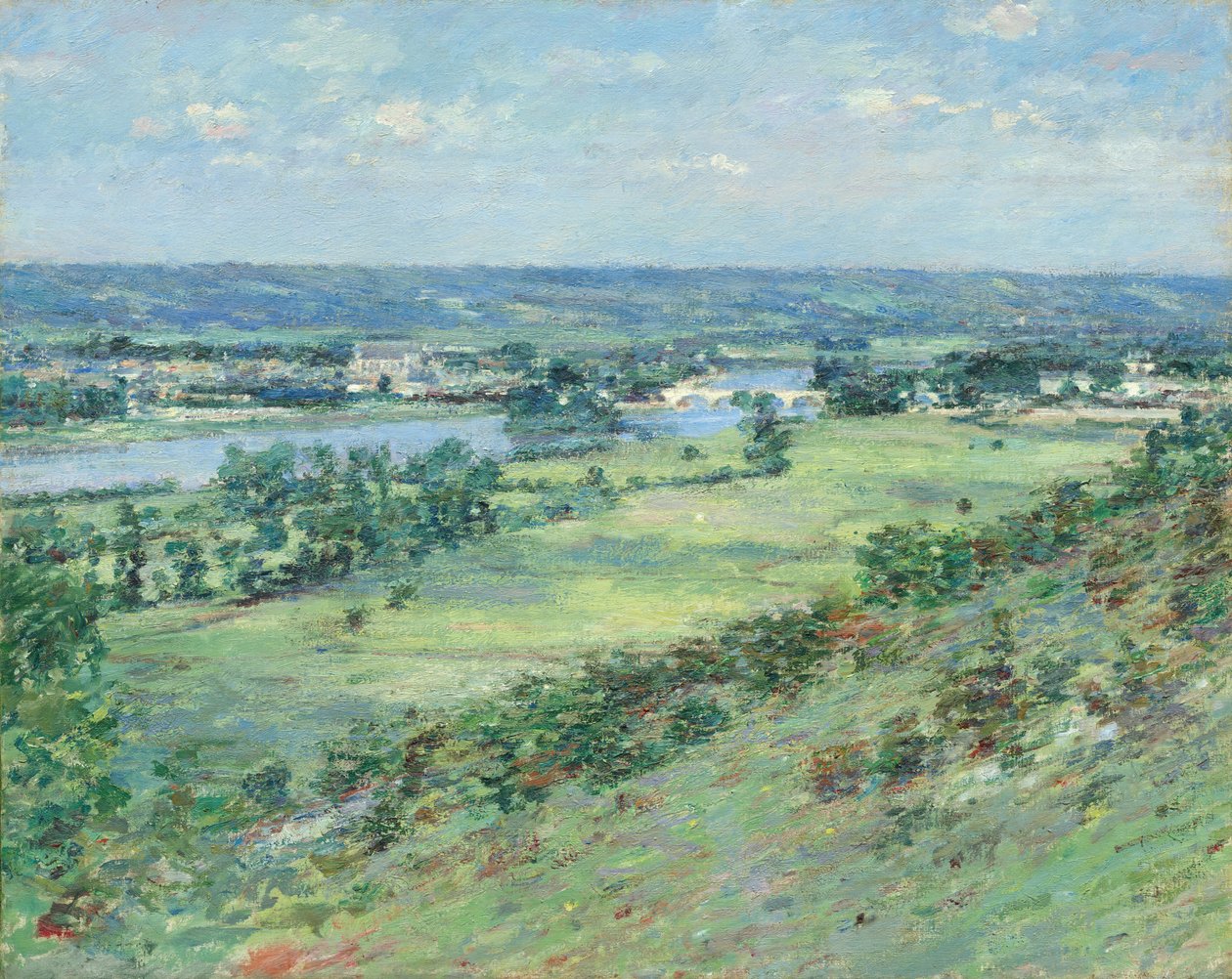 Seinedalen, från Hills of Giverny av Theodore Robinson