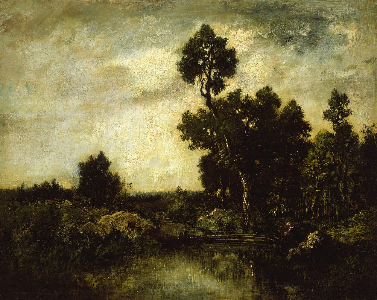 Landskap av Theodore Rousseau