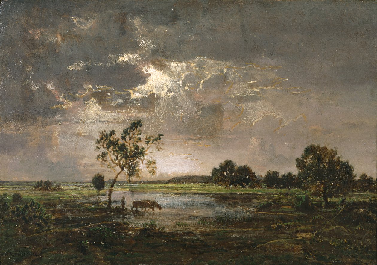 Landskap av Theodore Rousseau