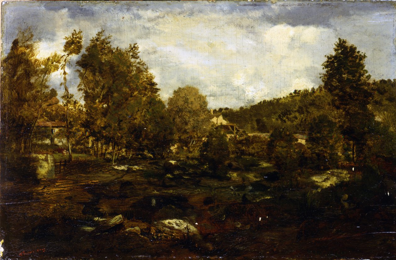 Tiffauges dal av Pierre Etienne Theodore Rousseau