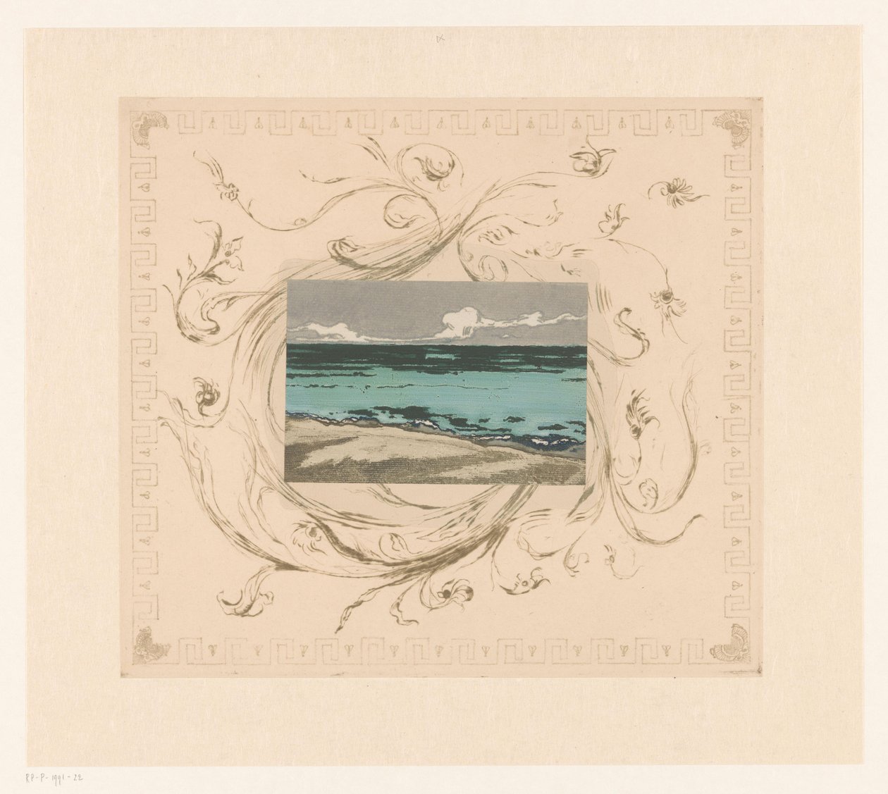 Utsikt över havet vid Bognor Regis Havet vid Bognor av Theodore Roussel