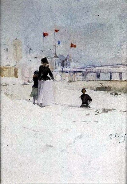 På stranden av Theodore Roussel