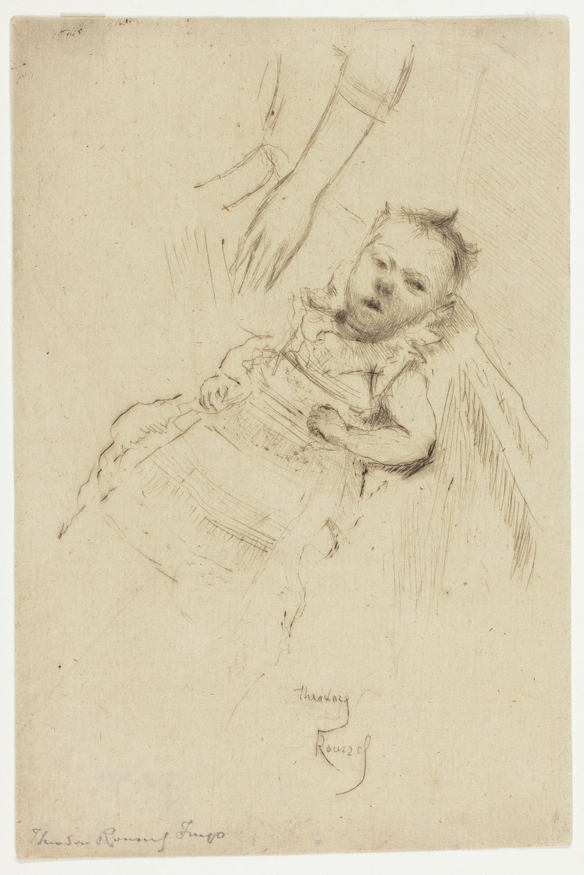 Porträtt av Margery Chambers, tio veckor gammal av Theodore Roussel