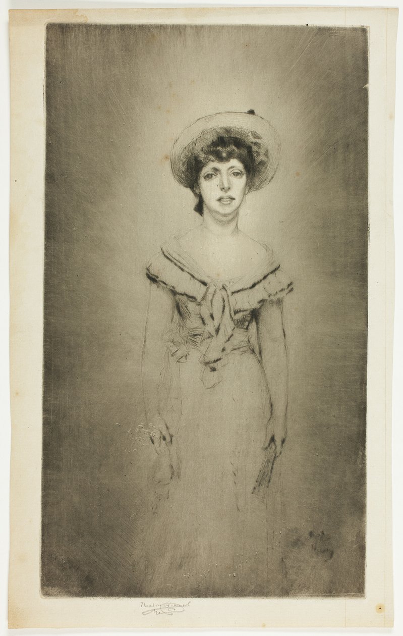 Porträtt av fröken Hetty Pettigrew av Theodore Roussel