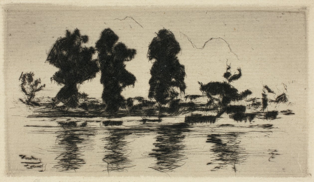 Themsen, kväll av Theodore Roussel