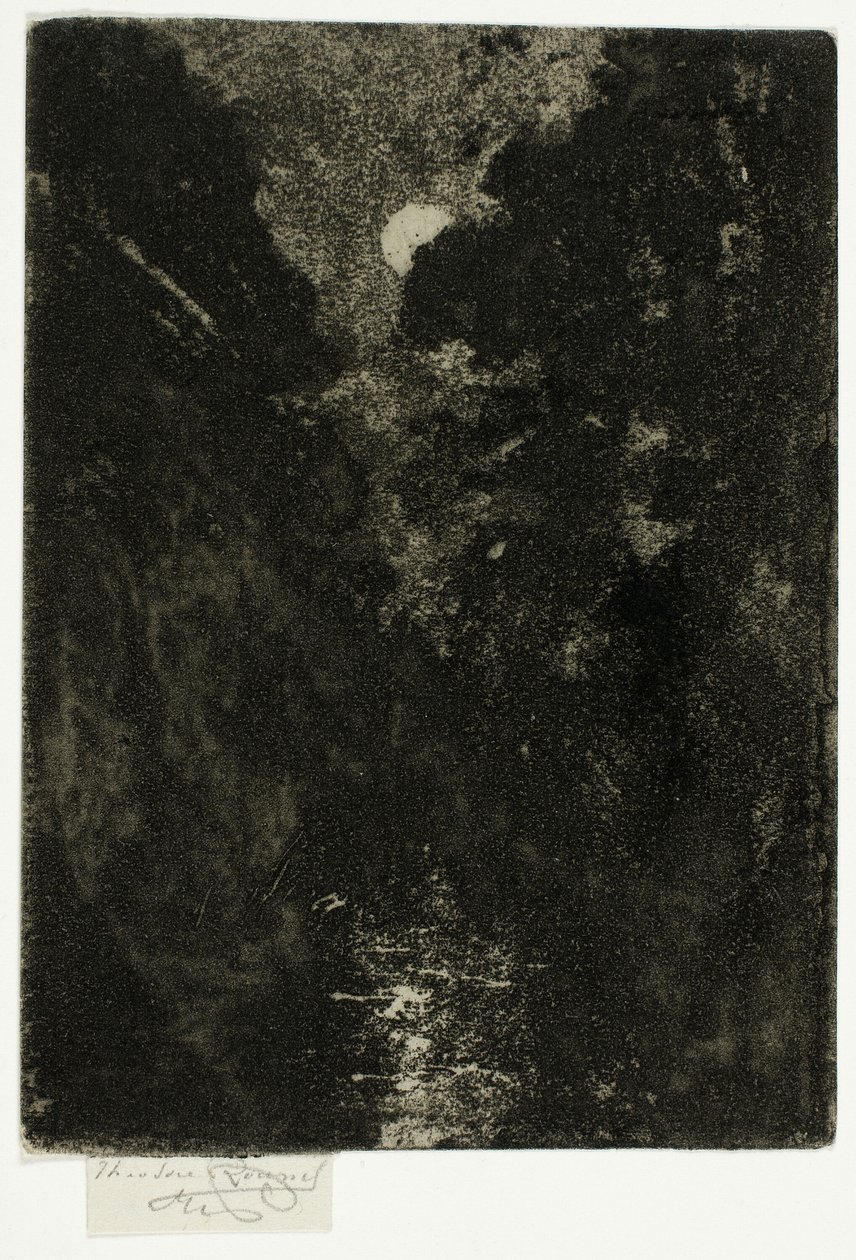 Träd i månsken av Theodore Roussel